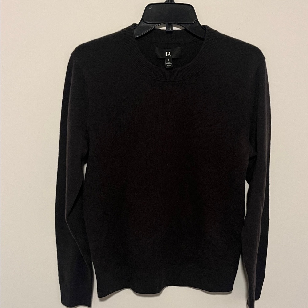 Men's Brown Crewneck Cashmere Sweater